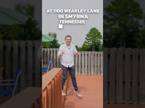 1100 weakley Ln, Smyrna, TN home video tour