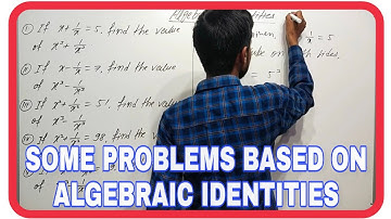 Some Problems Based on Algebraic Identities