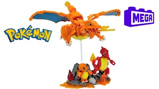 Building MEGA Pokemon Charmander Evolution set - LEGO Pokemon Speed Build