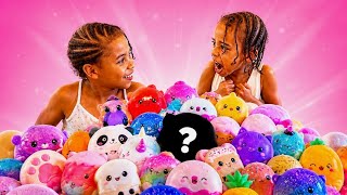 Opening 50 squishys until they find the RARE  CHROME squishy