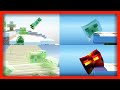 地に堕ちるシリーズ総まとめ 第1期目【マイクラアニメ】【Softbody Simulation】【逆再生Verも有り】