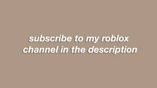 Subscribe To My Roblox Channel Desn