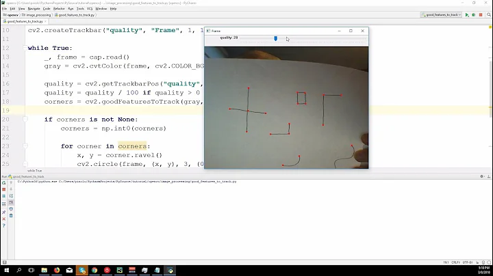 Corners detection – OpenCV 3.4 with python 3 Tutorial 22