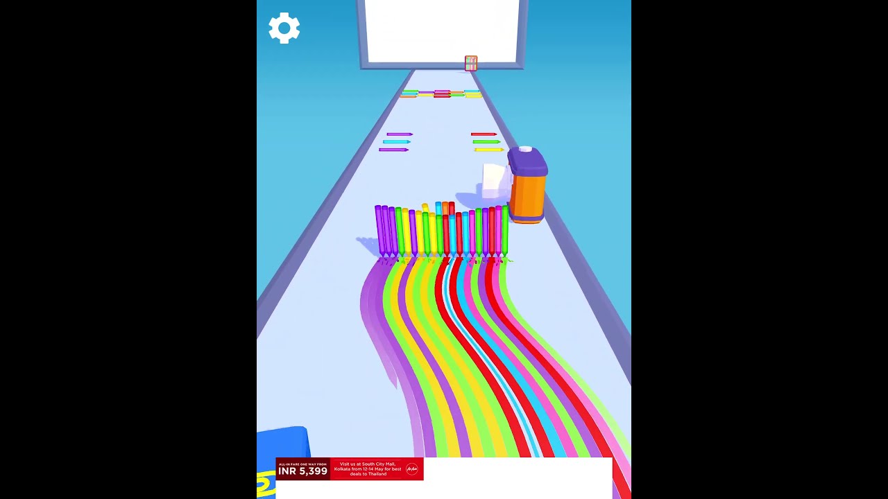 Pencil Rush 3D Gameplay Level 1 || Android and ios Gameplay || 
