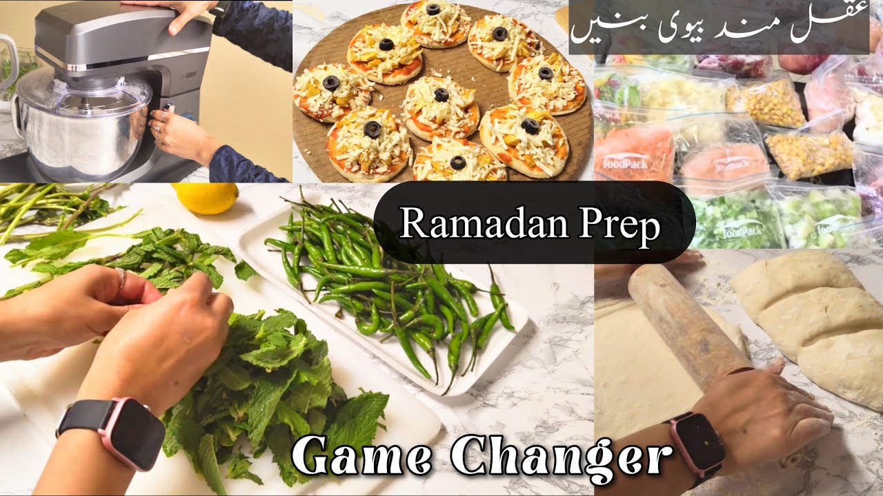 Ramadan Prep 2024🌙Time Saving food prep ideas | cooking Motivation for lazy moms 