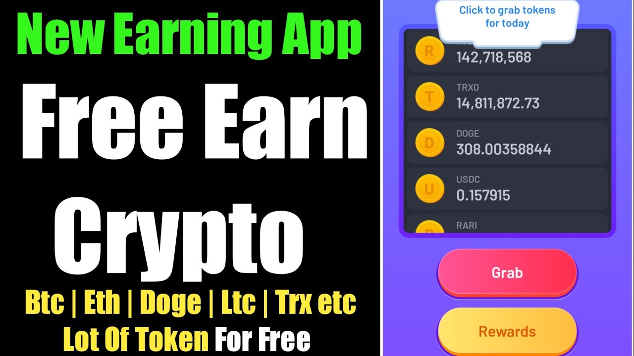 New Free Crypto Earning App | Earn Bitcoin Ethereum Tron ...