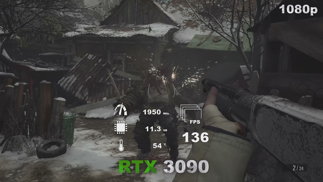 Resident Evil Village - RTX 3090 FHD/1080p Max Settings Gameplay