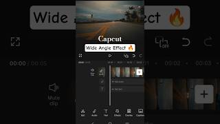 capcut | wide angle effect tutorial | #capcut #shorts