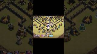 Furnace + Lightning Spell vs MAX TH9 Base 😳🔥 Can It 3-Star?! #shorts #coc #viral #youtubeshorts #new