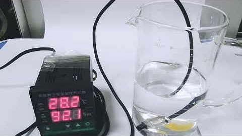 Test video for water resistance of temperature and humidity probe