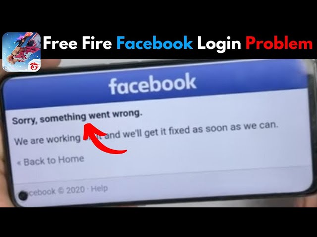 Free fire facebook login problem, free fire login problem