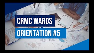 CRMC Wards Orientation - Using EPIC EMR