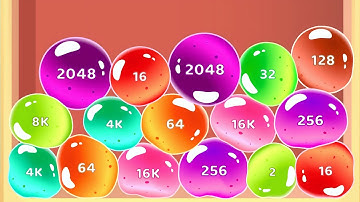 Jelly Ball Merge 3D - Level Up Satisfying ASMR Gameplay ( Blob Merge 3D )