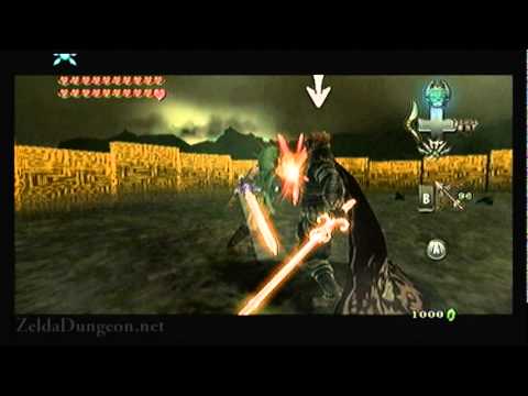 Legend of Zelda Twilight Princess Walkthrough 22 (8/9) "Hyrule Castle: GANONDORF"
