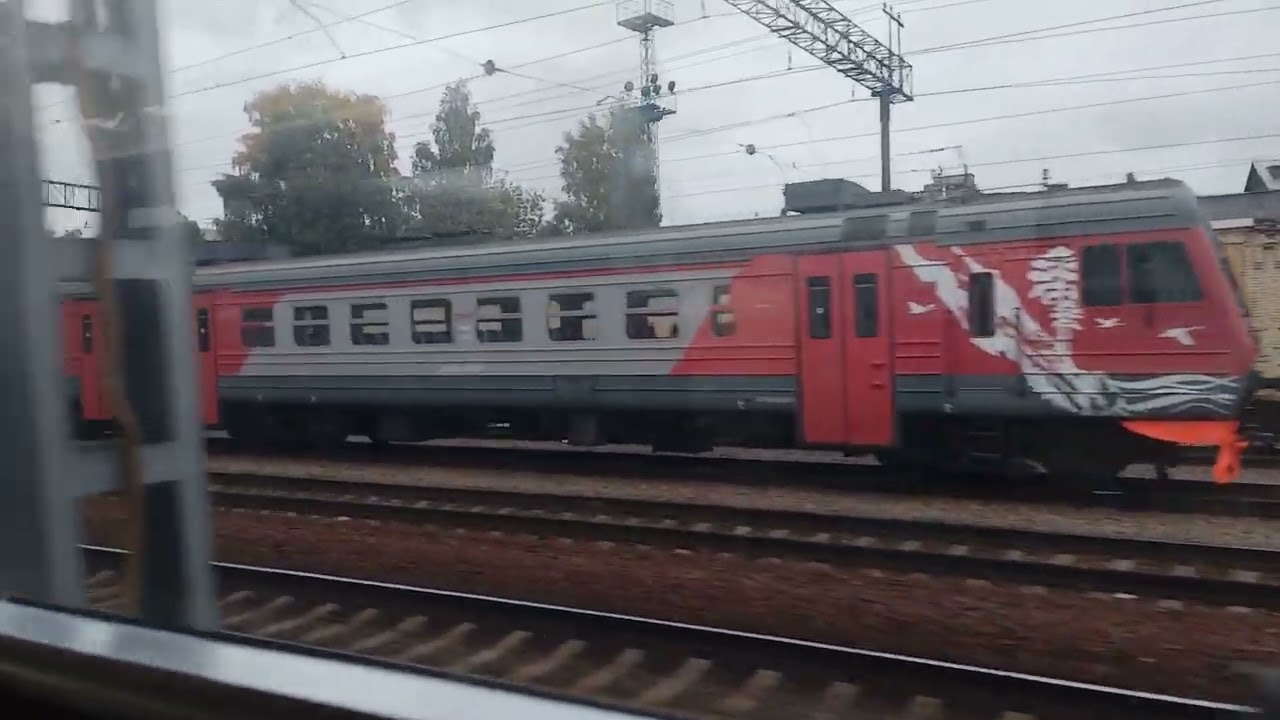 Отправление с Финляндского вокзала.