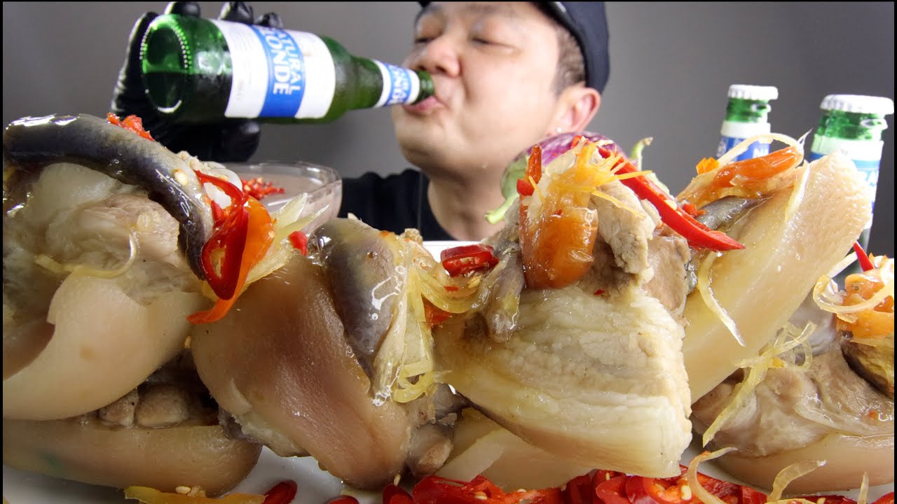 Pork Belly | Shrimp Paste | Thịt Ba Rọi | Mấm Tôm | Eat and Drink Mukbang | Yen An Uong