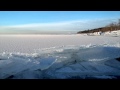 More lake ice moving on Lake Superior