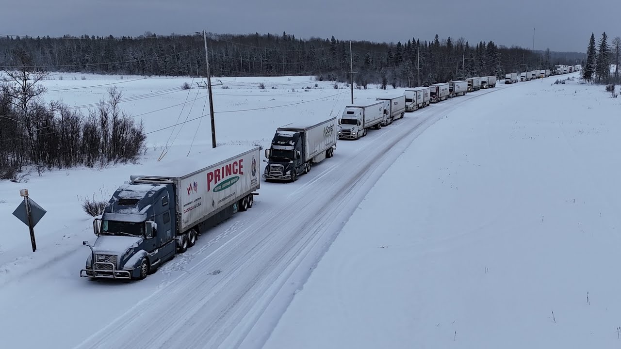 17 Godzin Przymusowego Postoju Na Drodze a Później AWARIA Ciągnika 13.02.2026