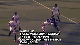 story wa sepak bola, 30 detik Lionel Messi.