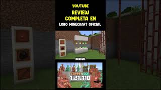 antorcha, linterna, cadenas y barras de cobre #minecraft #minecraftjava #minecraftBE