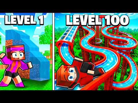 1€ VS 1,000,000,000€ TOBOGAN AQUATIQUE sur Minecraft !
