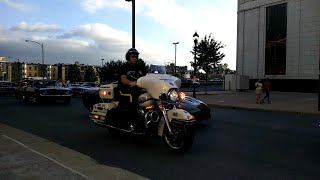 Allentown Police Motorcycles Getting Ready for an Escort