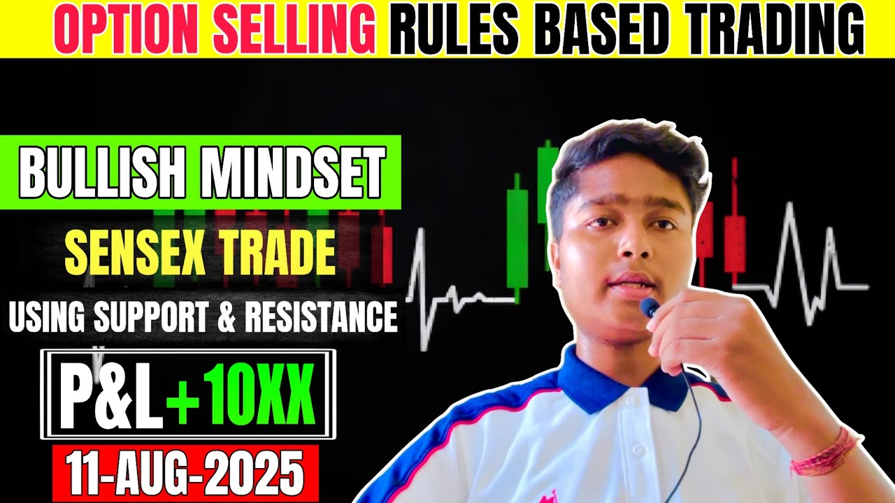 Live Option Selling Trading | 11-AUG-2025 | Sensex - YouTube