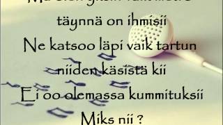 Sanni   Jos mä oon oikee lyrics chords