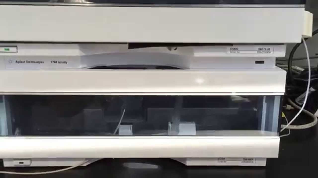 Agilent 1260 Binary Infinity HPLC System with VWD Detector, Computer with OpenLAB (Lot 549)