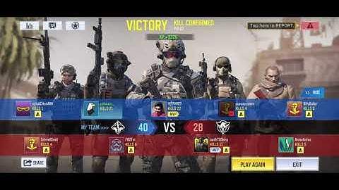 COD Mobile | KILL CONFIRMED | RAID | VICTORY | 40 vs 28 | 21 KILLS | 22 KILLS BY SHREYAS (MVP)