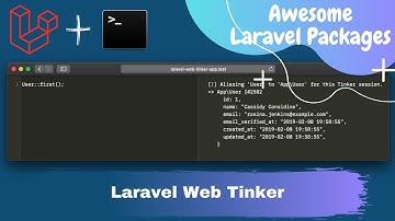 Laravel Web Tinker - Awesome Laravel Packages