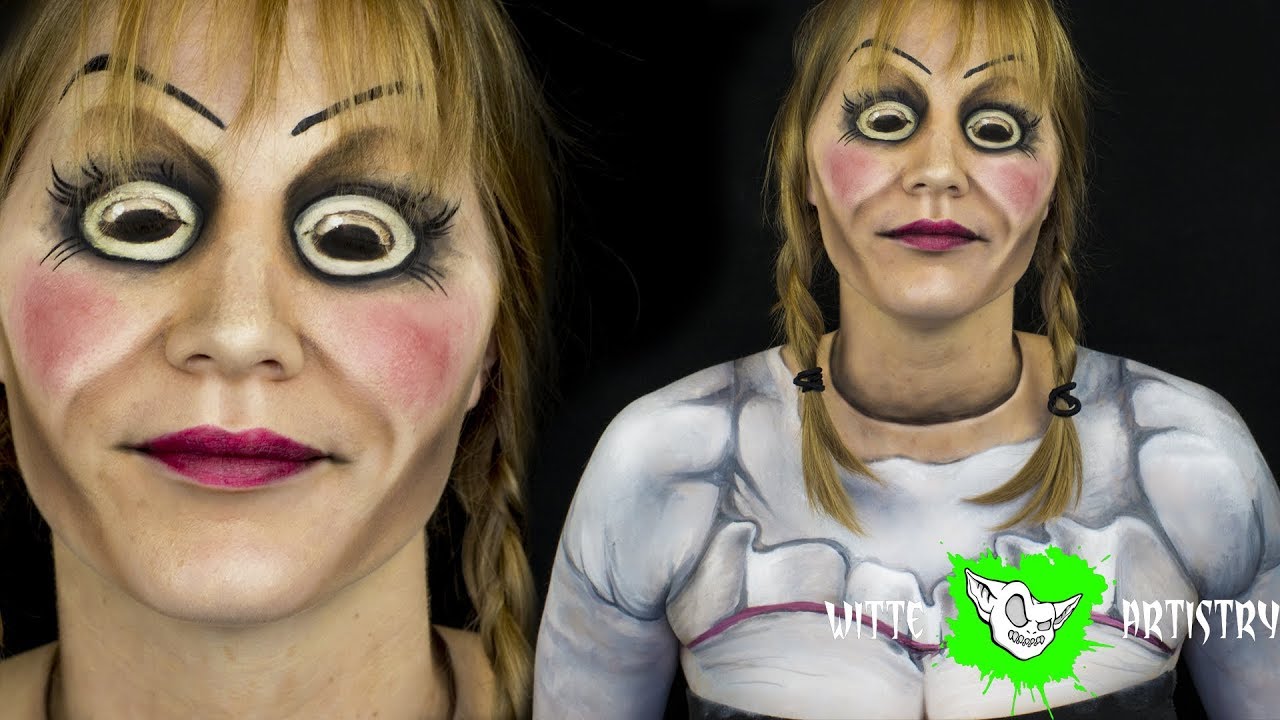 Onwijs ✅ ANNABELLE TWO DOLL Makeup Tutorial (Annabelle Creation 2017) in FX-77