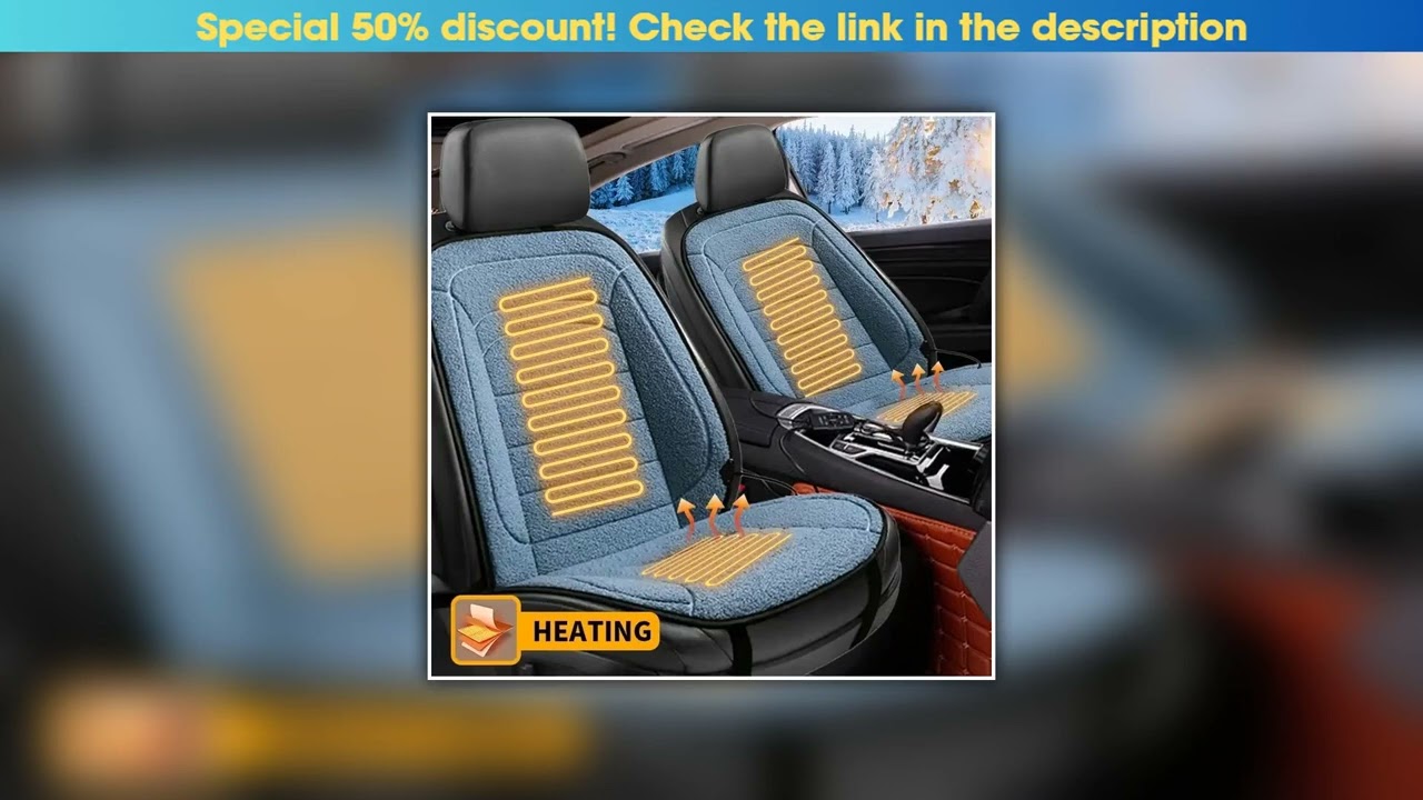 New Arrival Heated Car Seat Cover Car Heating Cushion Winter Heated Seats Car Seat Warmer 12V Seat•