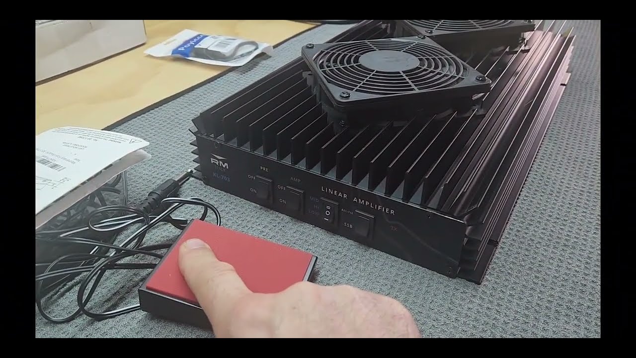 RM ITALY KL-703 HD Conversion to Foot switch for SSB modulation