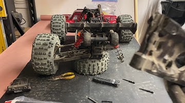 Outcast 8s rear right a arm repair