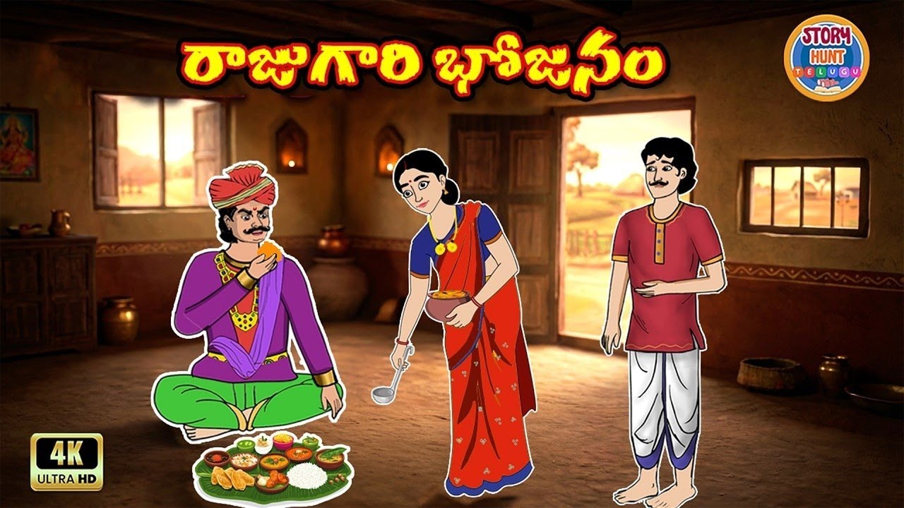రాజుగారి భోజనం | Telugu stories | Telugu moral stories | Moral stories in telugu