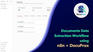 Celebrity DocuProx Data Extraction workflow using n8n + DocuProx Profile