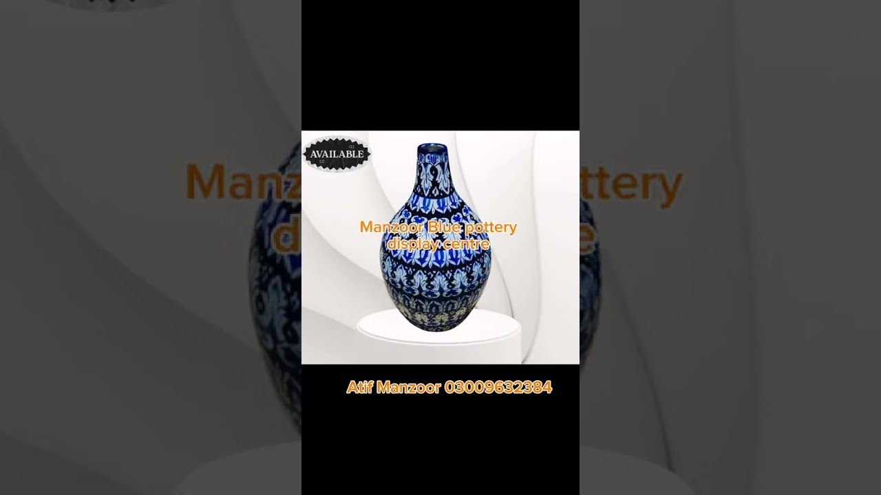 Manzoor Blue Pottery Display Centre In Multan 