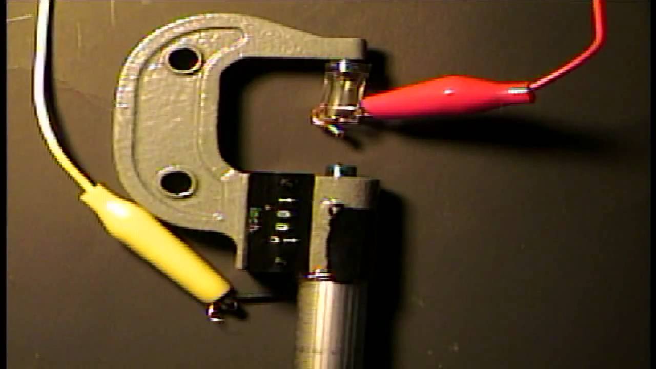Measure High Voltage With A Micrometer YouTube