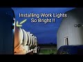 How to install LED Work Lights or Backup lights on a semi truck 🚚