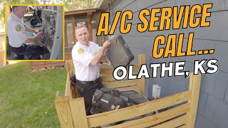 Air Conditioner Repair Service Call in Olathe, Kanas: AC Keeps Malfunctioning