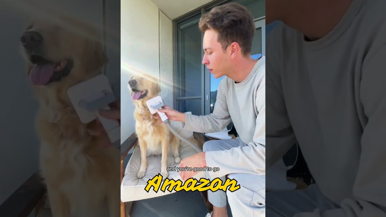 🐾🌀 "Keep Your Home Clean and Your Pet Happy with the AIRROBO Dog Grooming Vacuum!" 🏠🐶