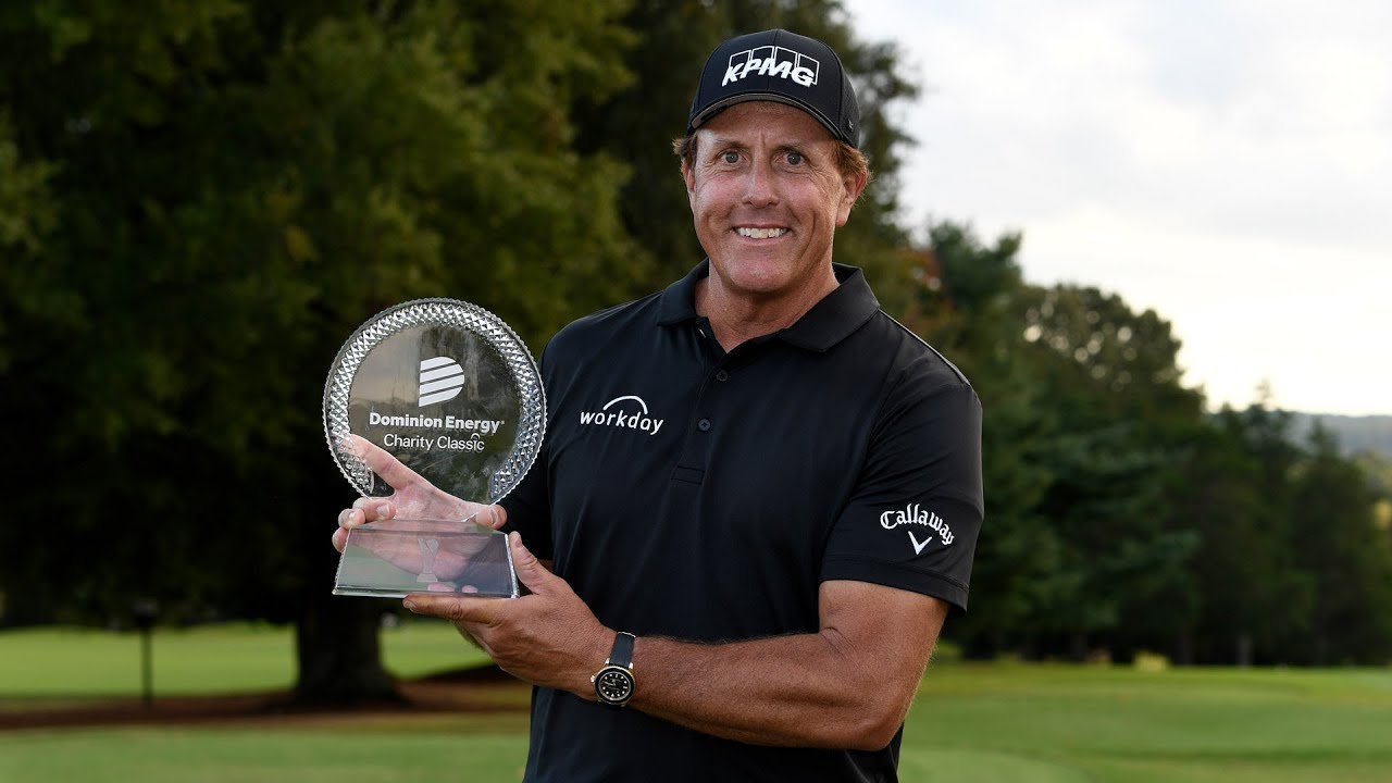 Phil Mickelson shoots 7-under 65 to win Dominion Energy Charity Classic