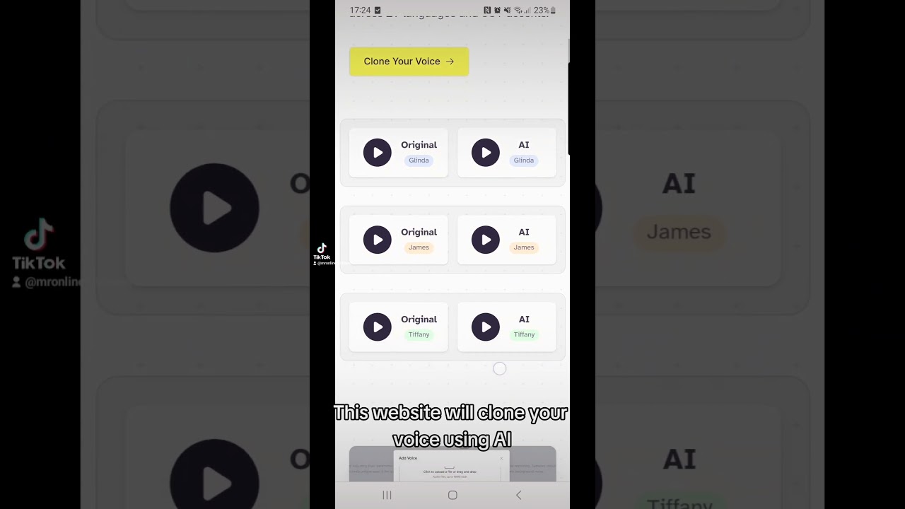 This INSANE website clones your voice using AI