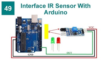 Interface IR Sensor With Arduino With Code and Circuit || Proteus Simulation