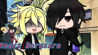 A família Uzumaki e Uchiha reagindo a Borusara (um pouco da família Borusara 👨‍👩‍👧‍👧❤️)