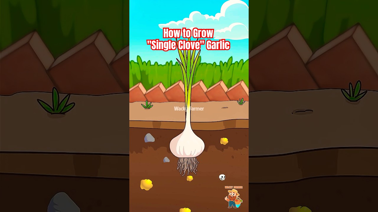 How to Grow "Single Clove" Garlic! 🧄😲 (The Secret) 