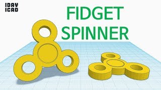 [1DAY_1CAD] FIDGET SPINNER (Tinkercad : know-how / style / education) [STL data download] screenshot 2