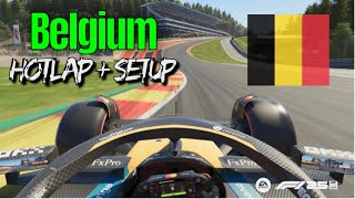 F1 25 BELGIUM HOTLAP + SETUP - [1:42.802] - NO ASSISTS
