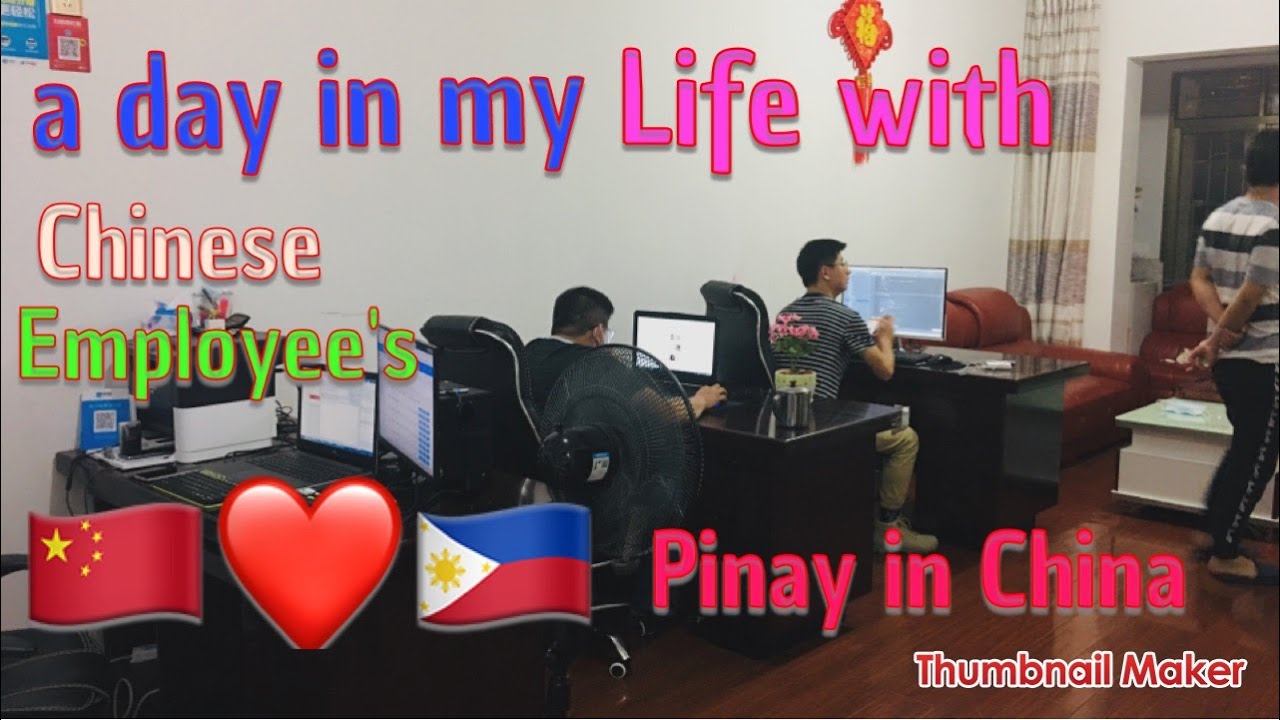 A DAY IN MY LIFE WITH CHINESE EMPLOYEE'S | Pinay in China | My Everyday Routine with them